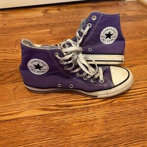 Converse purple high top